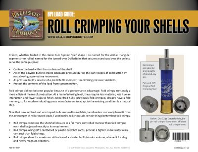 Downloadable Brochure: Roll Crimping Info