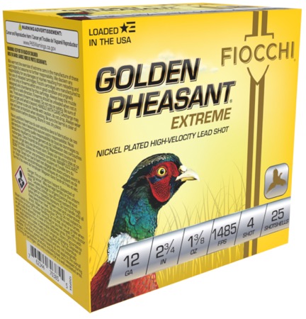 Fiocchi Golden Pheasant 12ga 2-3/4