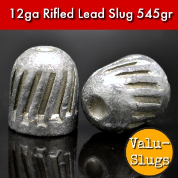 12ga Rifled HP Lead Slug 545gr (100/box)