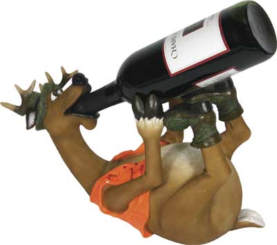 Wine Bottle Holder - Deer