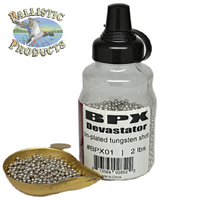 BPX Devastator Tin-Plated Tungsten Shot #6 (2.5# lb. bottle ...